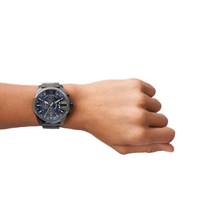 Relógio Diesel Mega Chief Masculino Crono Aço