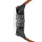 Relógio Diesel Mega Chief Masculino Crono Couro