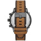 Relógio Diesel Griffed Masculino Crono Couro