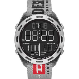 Relógio Diesel Crusher Masculino Digital Aço