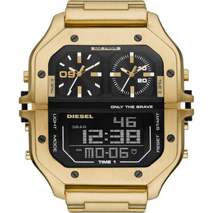 Relógio Diesel Clasher Masculino Anadigi Aço