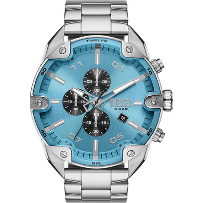 Relógio Diesel Spiked Masculino Crono Aço