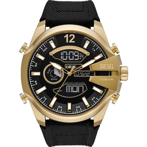 Relógio Diesel Mega Chief Masculino Crono Silicone