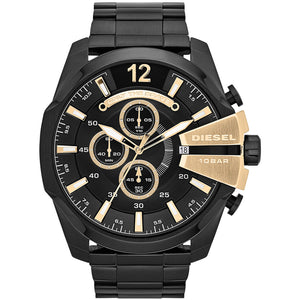 Relógio Diesel Mega Chief Masculino Crono Aço