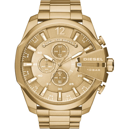 Relógio Diesel Mega Chief Masculino Crono Aço