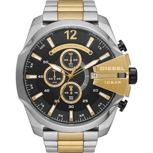 Relógio Diesel Mega Chief Masculino Crono Aço