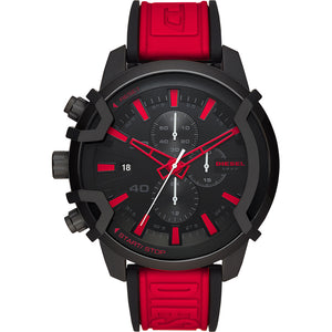 Relógio Diesel Griffed Masculino Crono Silicone