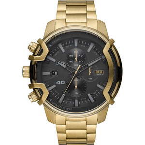 Relógio Diesel Griffed Masculino Crono Aço