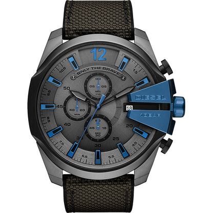 Relógio Diesel Mega Chief Masculino Crono Nylon