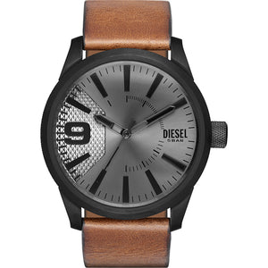 Relógio Diesel Rasp Masculino Análogo Couro