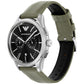 Relógio Emporio Armani Dario Masculino Crono Couro